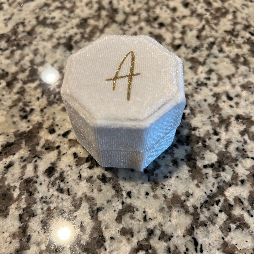 Ring Box with “A”